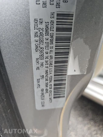 2018 Dodge Grand Caravan SE 121.2" WB - miniatura 15