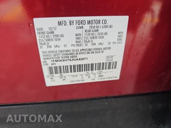 2018 Ford Explorer Platinum – miniatura 14