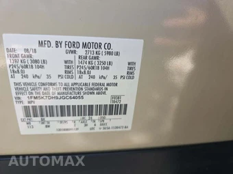 2018 Ford Explorer XLT - miniatura 5
