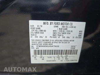 2018 Ford Explorer XLT – miniatura 5