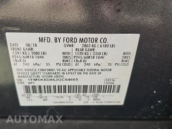 2018 Ford Explorer XLT – miniatura 15