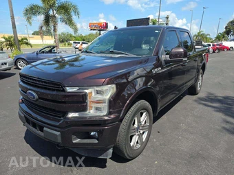 2018 Ford F-150 Lariat Crew Cab Short Bed - car from the USA, Manheim Buy-Now listing at AUTOMAX