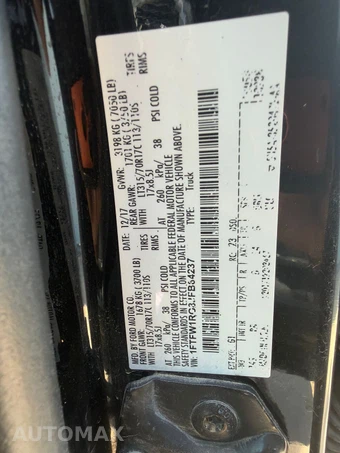 2018 Ford F-150 Raptor Crew Cab Short Bed - miniatura 29