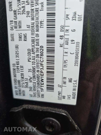 2018 Ford F-150 XLT Crew Cab Short Bed - miniatura 5