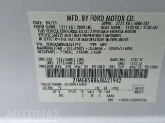 2018 Ford Flex SE – miniatura 15