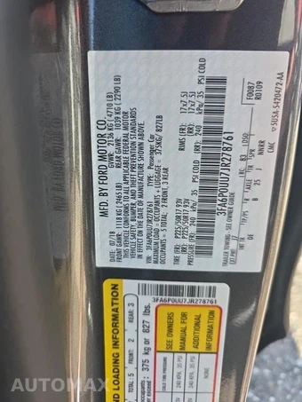 2018 Ford Fusion Hybrid S - miniatura 17
