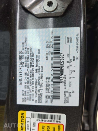 2018 Ford Fusion Hybrid S - miniatura 5