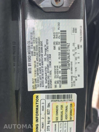 2018 Ford Fusion Hybrid SE – miniatura 5