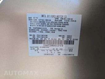 2018 Ford Taurus SE – miniatura 2
