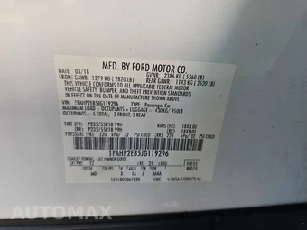 2018 Ford Taurus SEL – miniatura 14