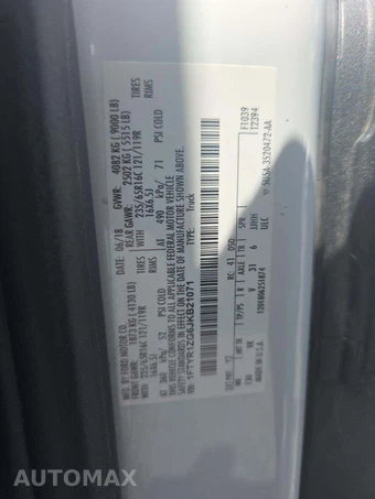 2018 Ford Transit 250 Cargo Van w/RH Swing-Out Doors Low Roof 129.9" WB - miniatura 5