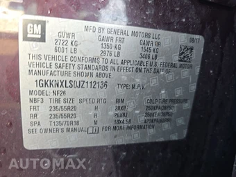 2018 GMC Acadia Denali 5SA – miniatura 15