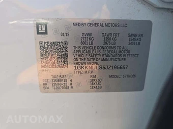 2018 GMC Acadia SLT-1 4SA – miniatura 2