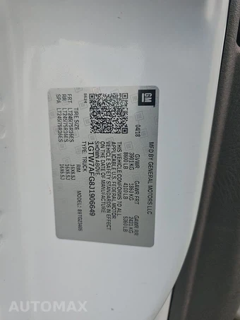 2018 GMC Savana 2500 Cargo Van 1WT 135.0" WB - miniatura 13