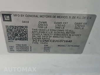 2018 GMC Sierra 1500 SLT Crew Cab Short Bed 4SA - miniatura 14