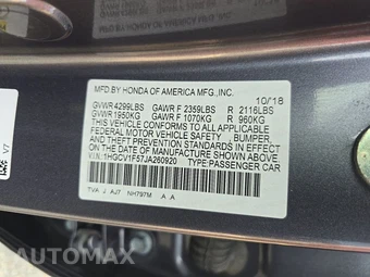 2018 Honda Accord EX-L - miniatura 14