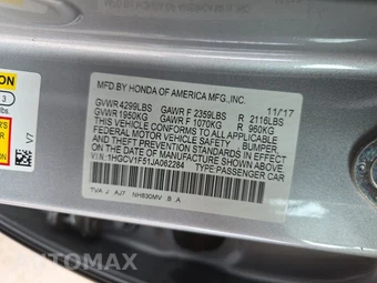2018 Honda Accord Sedan EX-L 1.5T - miniatura 14