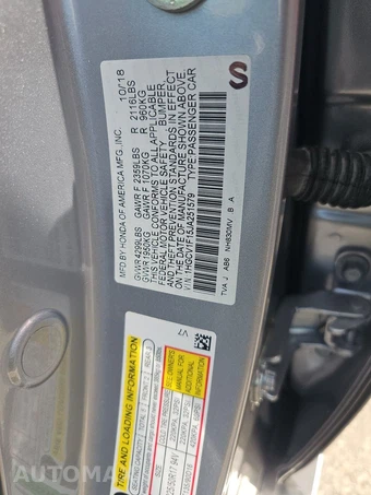 2018 Honda Accord Sedan LX 1.5T - miniatura 14