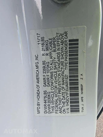 2018 Honda Accord Sedan Sport 1.5T - miniatura 5