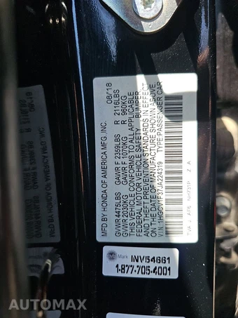 2018 Honda Accord Sedan Sport 1.5T - miniatura 14