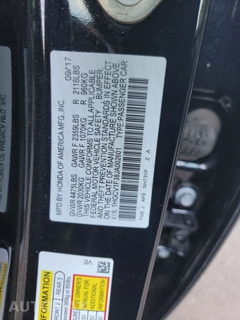 2018 Honda Accord Sedan Sport 1.5T - miniatura 14