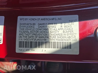 2018 Honda Accord Sedan Sport 1.5T - miniatura 14