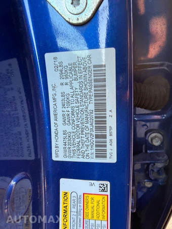 2018 Honda Accord Sedan Sport 2.0T - miniatura 22