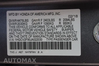 2018 Honda Accord Sedan Touring 2.0T - miniatura 48