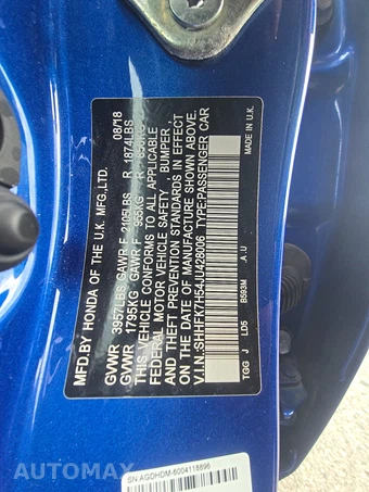 2018 Honda Civic Hatchback EX - miniatura 14