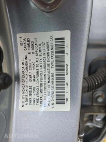 2018 Honda Civic Sedan EX-T - miniatura 2