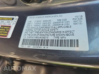 2018 Honda CR-V EX-L – miniatura 14