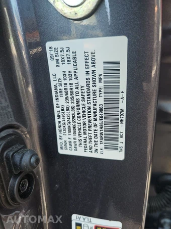 2018 Honda CR-V EX-L w/Navigation - miniatura 14