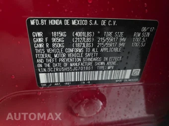 2018 Honda HR-V EX - miniatura 11