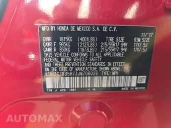 2018 Honda HR-V EX-L w/Navigation - miniatura 5