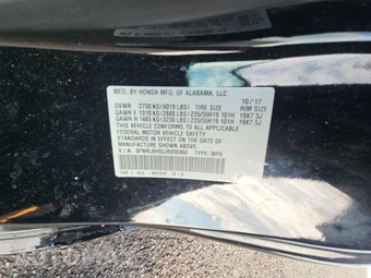 2018 Honda Odyssey Elite 118.1" WB - miniatura 15