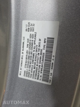 2018 Honda Odyssey EX-L 118.1" WB - miniatura 15
