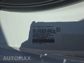 2018 Honda Odyssey Touring 118.1" WB - miniatura 15