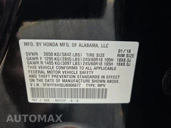 2018 Honda Pilot EX-L - miniatura 18