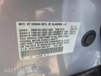 2018 Honda Pilot EX-L – miniatura 5
