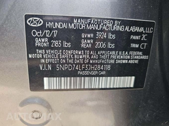 2018 Hyundai Elantra SE Sedan - miniatura 5