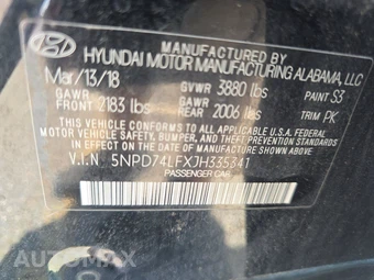 2018 Hyundai Elantra SE Sedan – miniatura 14