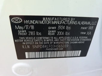 2018 Hyundai Elantra SEL Sedan – miniatura 17