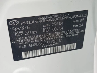2018 Hyundai Elantra SEL Sedan – miniatura 14