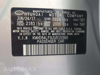 2018 Hyundai Elantra SEL Sedan - miniatura 5