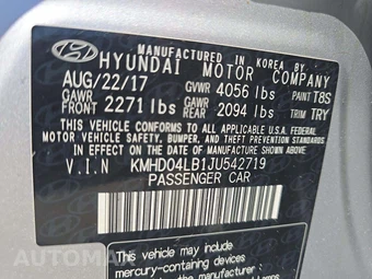 2018 Hyundai Elantra Sport Sedan - miniatura 5