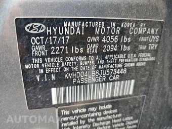 2018 Hyundai Elantra Sport Sedan - miniatura 14