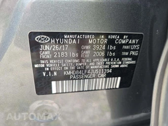 2018 Hyundai Elantra Value Edition Sedan – miniatura 2