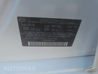 2018 Hyundai Sonata Limited – miniatura 14
