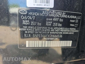 2018 Hyundai Sonata Limited – miniatura 5