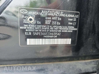 2018 Hyundai Sonata SEL – miniatura 5